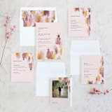 "Mod Brush" - Wedding Invitations in Blush by Lisa Fee Paura - Invitation Suite
