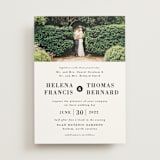 "Helena" - Wedding Invitations in Quartz by 2birdstone - Front