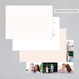 "Just the Two of Us" - Wedding Invitations in Blush by Jennifer Wick - Back of Card