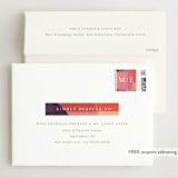 "Edgewater" - Wedding Invitations in Sunset by Griffinbell Paper Co. - FREE Recipient Addressing