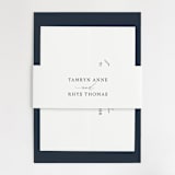 "Waltz" - Wedding Invitations in Nightfall by Jula Paper Co. - Assembled