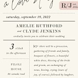 "A Storybook Wedding" - Wedding Invitations in Blush by Katy Shen - Close-Up