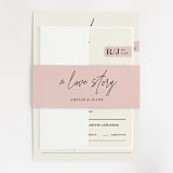 "A Storybook Wedding" - Wedding Invitations in Blush by Katy Shen - Assembled