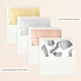 "Moxie" - Wedding Invitations in Ink by Design Lotus - Envelope Liner Options