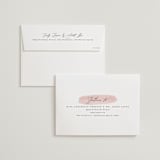 "Softly Layered" - Wedding Invitations in Blush by Everett Paper Goods - FREE Recipient Addressing