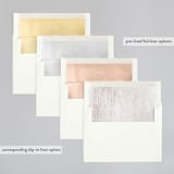 "Barnwood" - Wedding Invitations in Ash by Hooray Creative - Envelope Liner Options