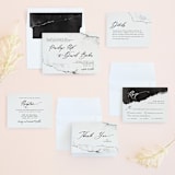 "Inky" - Wedding Invitations in Ink by Pink House Press - Invitation Suite