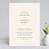 "a grand day" - Wedding Invitations in Vanilla by Lea Delaveris - Front