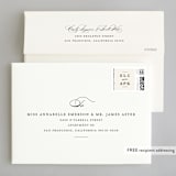 "a grand day" - Wedding Invitations in Vanilla by Lea Delaveris - FREE Recipient Addressing
