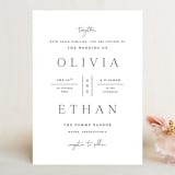 "In Love" - Wedding Invitations in Ink by Carolyn MacLaren - Front