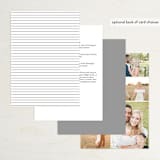 "In Love" - Wedding Invitations in Ink by Carolyn MacLaren - Back of Card