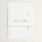 "In Love" - Wedding Invitations in Ink by Carolyn MacLaren - Assembled