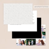 "mod" - Wedding Invitations in Creme by Nicoletta Savod - Back of Card