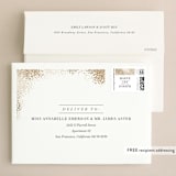 "Organic Dots" - Wedding Invitations in Champagne by lena barakat - FREE Recipient Addressing