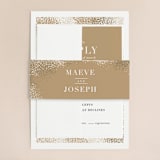 "Organic Dots" - Wedding Invitations in Champagne by lena barakat - Assembled