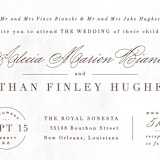 "Sonesta" - Wedding Invitations in Mineral by Hooray Creative - Close-Up