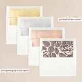 "Sonesta" - Wedding Invitations in Mineral by Hooray Creative - Envelope Liner Options