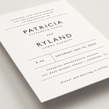"Ordered Grace" - Wedding Invitations in Snow by That Girl Press - Close-Up