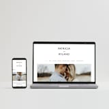 "Ordered Grace" - Wedding Invitations in Snow by That Girl Press - FREE Wedding Website