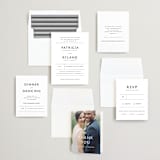 "Ordered Grace" - Wedding Invitations in Snow by That Girl Press - Invitation Suite