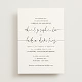 "Madison Ave" - Wedding Invitations in Linen by Design Lotus - Front