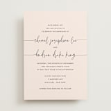"Madison Ave" - Wedding Invitations in Tickled by Design Lotus - Front