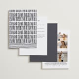 "Madison Ave" - Wedding Invitations in Tickled by Design Lotus - Back of Card