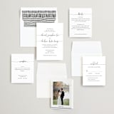 "Madison Ave" - Wedding Invitations in Linen by Design Lotus - Invitation Suite