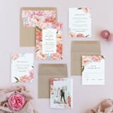 "Peony Gardens" - Wedding Invitations in Peony by Inna Moreva - Invitation Suite