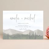 "muted mountains" - Wedding Invitations in Splendid Day by Deborah Chou - Front