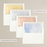 "muted mountains" - Wedding Invitations in Splendid Day by Deborah Chou - Envelope Liner Options
