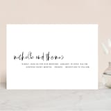 "Moderne" - Wedding Invitations in Ink by Lori Wemple - Front