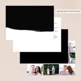 "Moderne" - Wedding Invitations in Ink by Lori Wemple - Back of Card