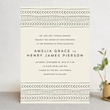 "mudcloth wedding" - Wedding Invitations in Cream by Erin Deegan - Front