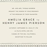"mudcloth wedding" - Wedding Invitations in Cream by Erin Deegan - Close-Up