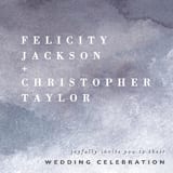 "Sea Splash" - Wedding Invitations in Amethyst by Alethea and Ruth - Close-Up