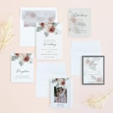 "rose drop" - Wedding Invitations in Rose by Cass Imagines - Invitation Suite