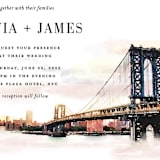 "Bold city" - Wedding Invitations in Ivory by Cass Imagines - Close-Up