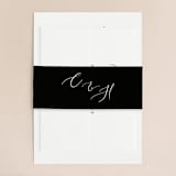 "Scripted Romance" - Wedding Invitations in Classic by Katherine Moynagh - Assembled