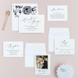 "Scripted Romance" - Wedding Invitations in Classic by Katherine Moynagh - Invitation Suite