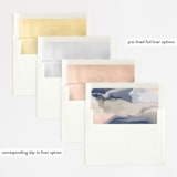 "marble majesty" - Wedding Invitations in Mountain Range by Hooray Creative - Envelope Liner Options