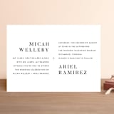 "Harmonie" - Wedding Invitations in Cloud by Carly Reed Walker - Front