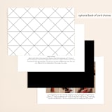 "Harmonie" - Wedding Invitations in Cloud by Carly Reed Walker - Back of Card