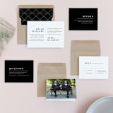"Harmonie" - Wedding Invitations in Cloud by Carly Reed Walker - Invitation Suite
