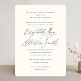 "Elysium" - Wedding Invitations in Linen by Design Lotus - Front