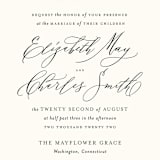 "Elysium" - Wedding Invitations in Linen by Design Lotus - Close-Up