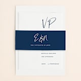 "Semi Formal" - Wedding Invitations in Navy by Kerry Doyle - Assembled
