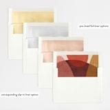 "Galeria" - Wedding Invitations in Autumn Desert by Kelly Schmidt - Envelope Liner Options