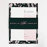 "Forest Foliage" - Wedding Invitations in Deep Forest by Eve Schultz - Assembled