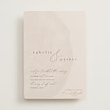 "a hundred years" - Wedding Invitations in Burnt Umber by Robin Ott - Front